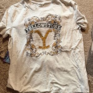 Maurices Gray and Gold Graphic Tee